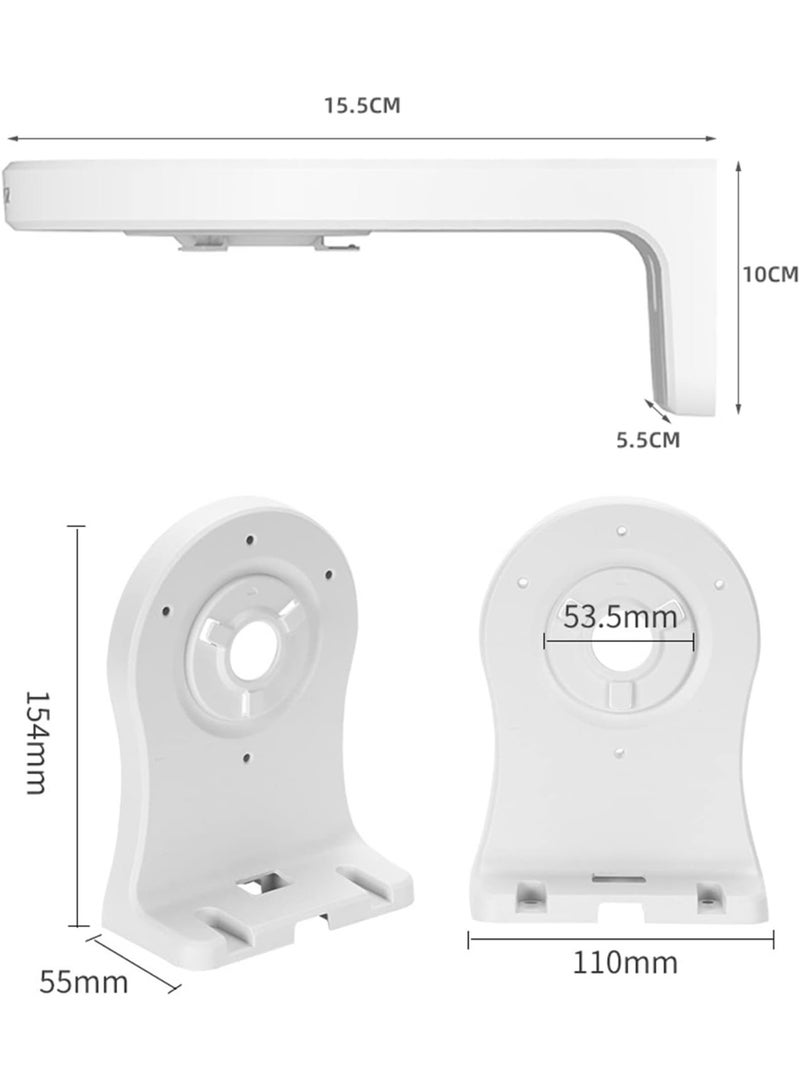 FAYET 4 Pcs Of Household Intelligent Monitoring Camera Wall Mounted Bracket, Monitoring Base Fixed Bracket, Easy To Install - Image 2